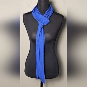 [EXPRESS] Skinny Scarf Cobalt Blue 《OS》